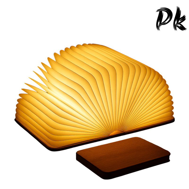 Luminária em Formato de Livro 3D