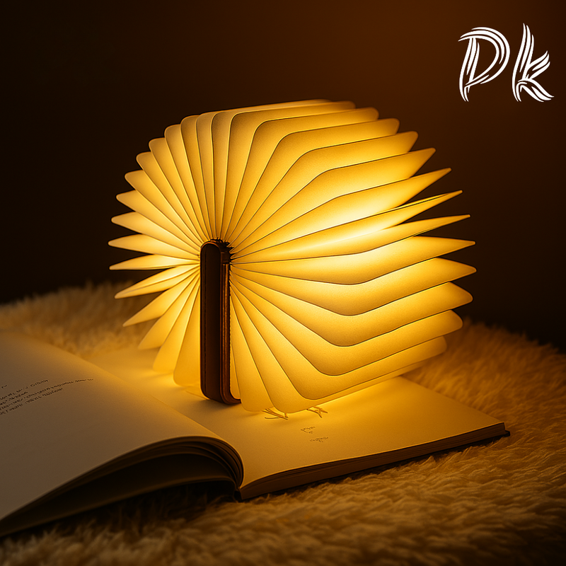 Luminária em Formato de Livro 3D