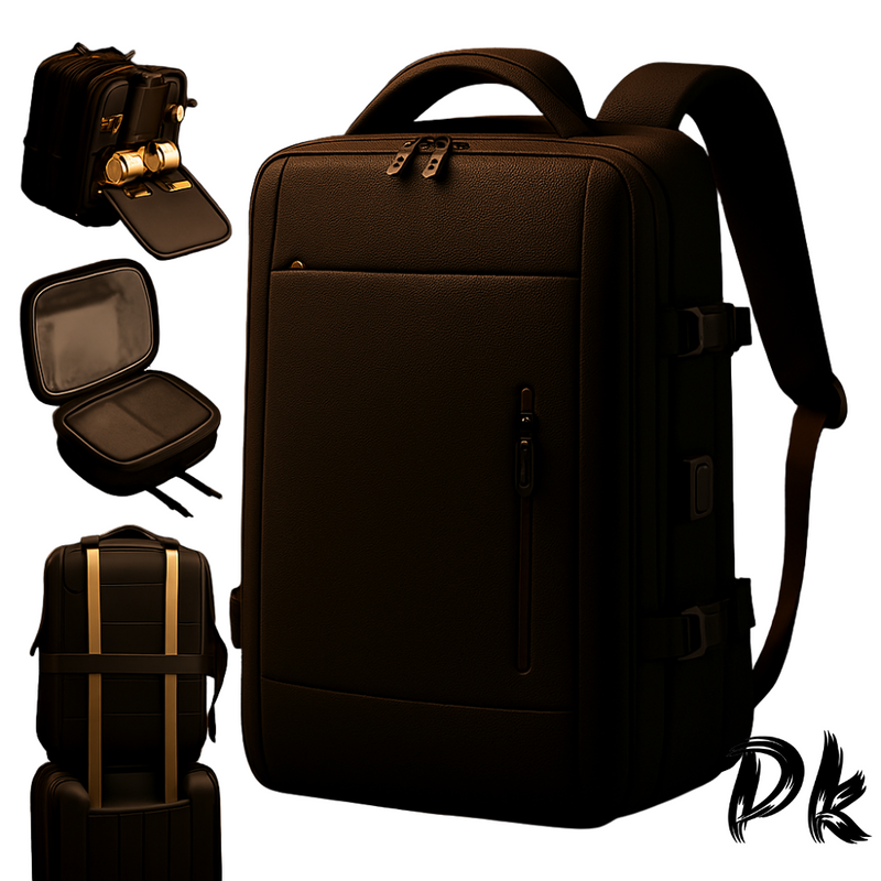 Mochila de Viagem Masculina e Feminina Impermeável Reforçada Executiva para Notebook