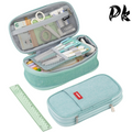 Estojo De Lápis De Grande Capacidade Para Estudantes | Bolsa De Papelaria De Lona Impermeável Perfeito Material Escolar