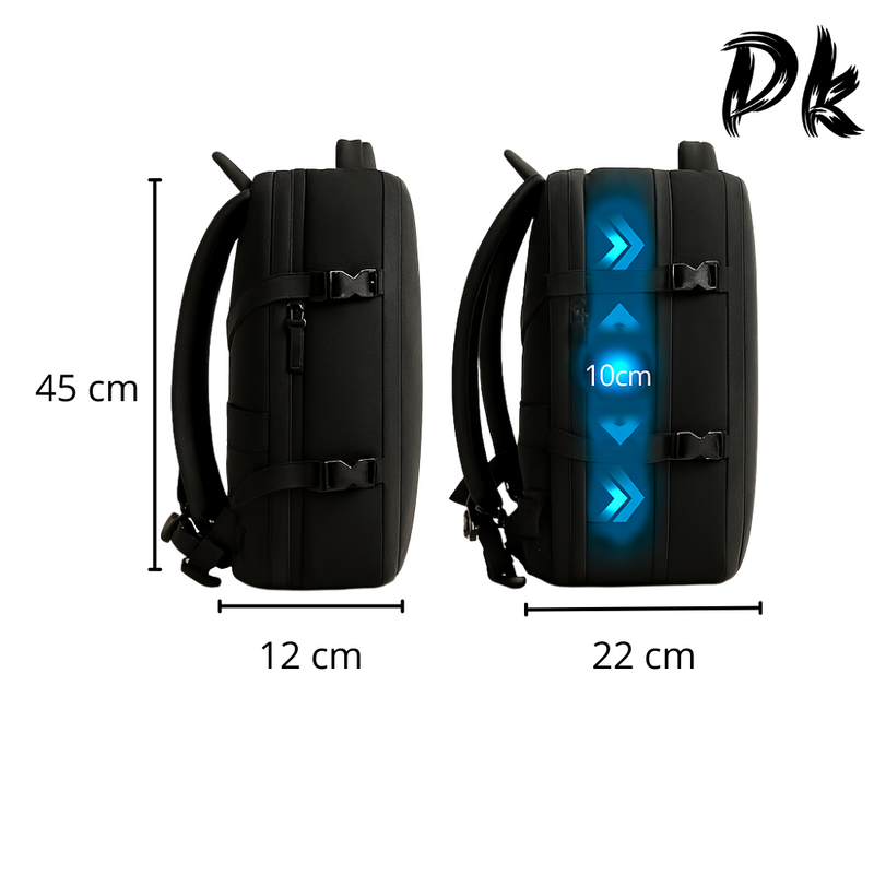 Mochila de Viagem Masculina e Feminina Impermeável Reforçada Executiva para Notebook