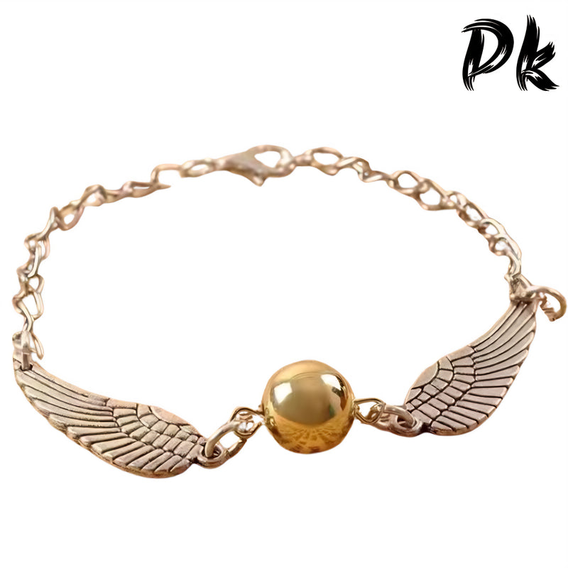 Pulseira de pomo dourado Harri Potter