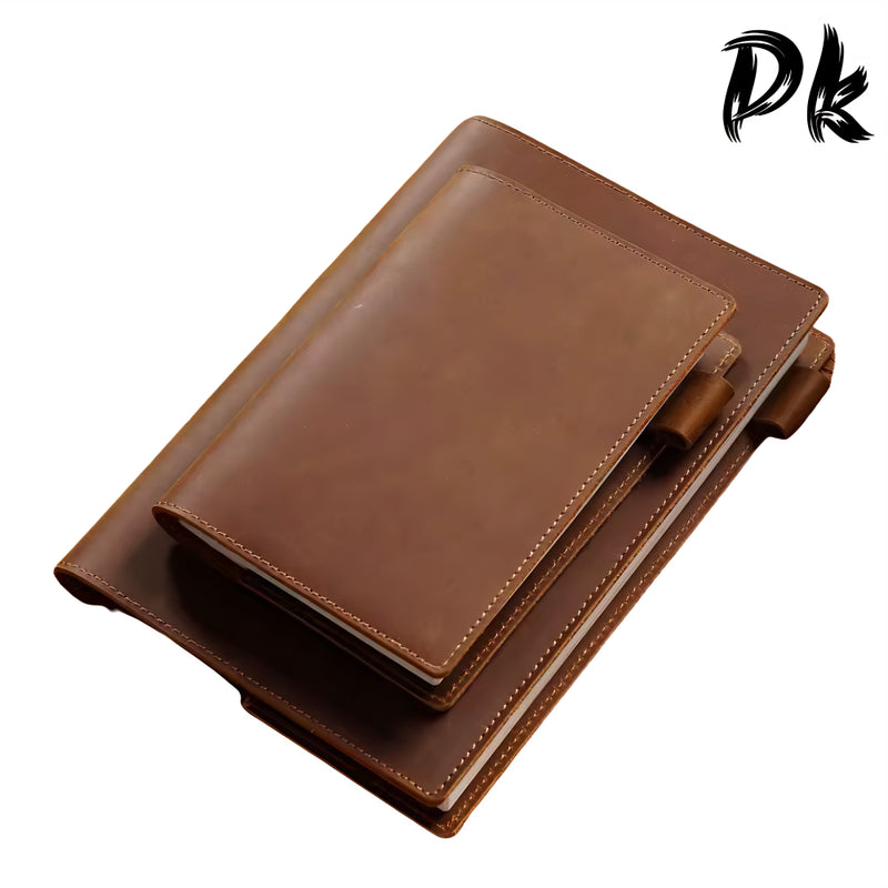 Caderno para anotações/desenhos Capa de couro
