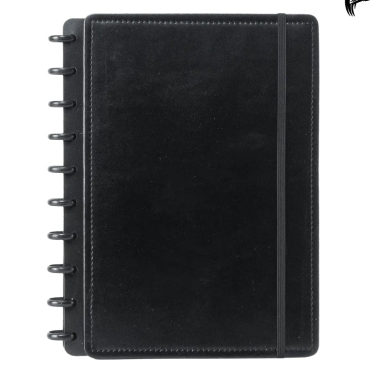 Caderno inteligente de couro macio B5 personalização pasta removível