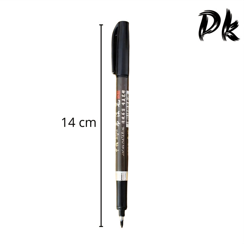 3 Pçs/Set Pincel Caneta Caligrafia Palavras Chinesas Aprendizagem Papelaria StudentArt DrawingMarker Canetas